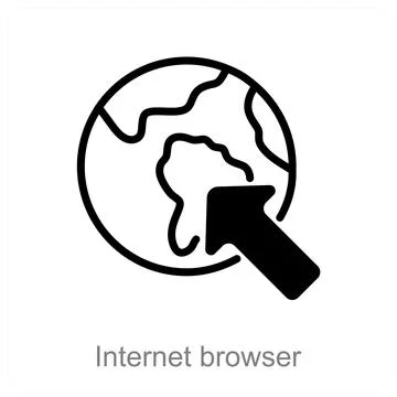 Internet browser Stock Illustration