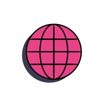 The Internet browser is an interface element of the old pc windows 90s. In re Illustrazione stock