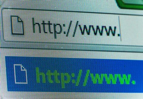 Internet browser Fotos Stock