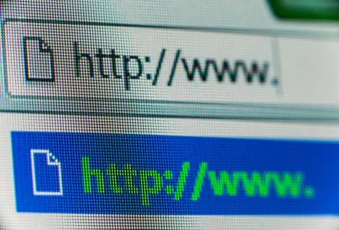 Internet browser Foto stock