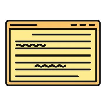 Internet browser window loading web page content Stock Illustration