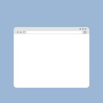 Internet Browser Window Template Stock Illustration