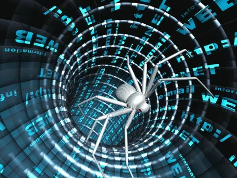 Internet bugs Stock Illustration