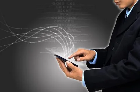 Internet for Business Concept Stock Illustration