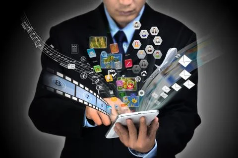 Internet for Business Concept Stock-Illustration