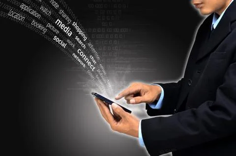 Internet for Business Concept Stock Illustration