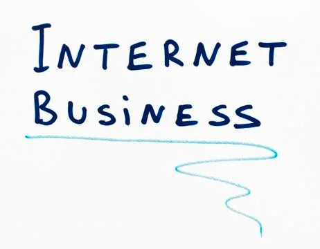 Internet business Stock-Illustration