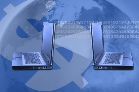 Internet business Stock Illustration