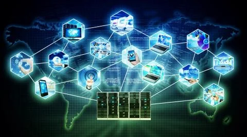 Internet business Stock-Illustration