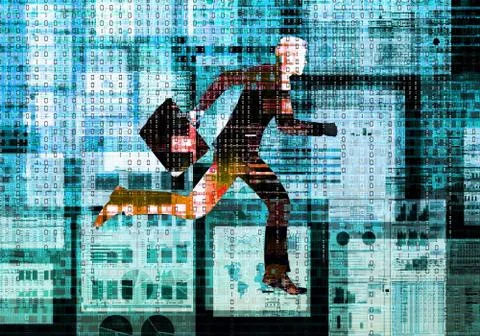 Internet Business startup concept Stock Illustration