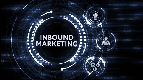 Internet, business, Technology and network concept. Inbound marketing Vídeo Stock 149414065