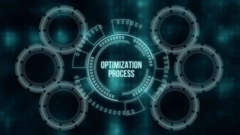 Internet, business, Technology and network concept. Optimization Software Tec Stock Footage 158115572