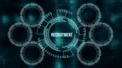 Internet, business, Technology and network concept.Recruitment career employe Vídeo Stock 158136195