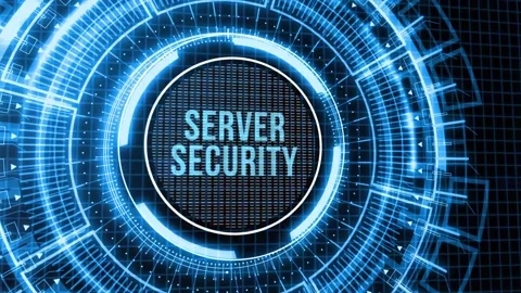 Internet, business, Technology and network concept. Cyber security data prote Video stock 158365295
