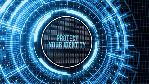 Internet, business, Technology and network concept. Cyber security data prote Video stock 158365309