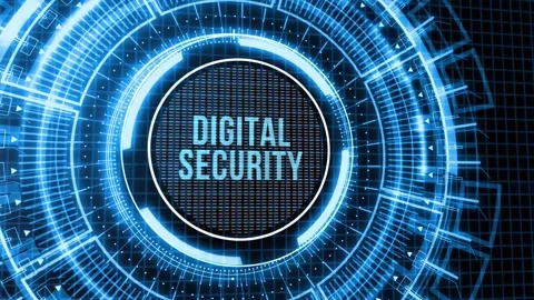 Internet, business, Technology and network concept. Cyber security data prote Stock Footage 158365322