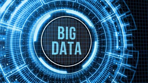 Internet, business, Technology and network concept. Big Data Internet Informa Stock Footage 158365379
