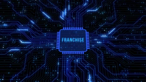 Internet, business, Technology and network concept. Franchise concept. Stockbeeldmateriaal 158596481