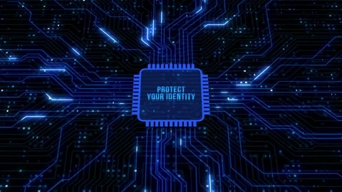 Internet, business, Technology and network concept. Cyber security data prote Video stock 158597228