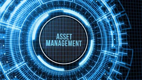 Internet, business, Technology and network concept. Asset management Stockbeeldmateriaal 158661455