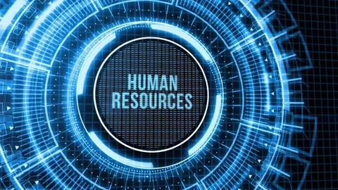 Internet, business, Technology and network concept.Human Resources HR managem Видео 158661489