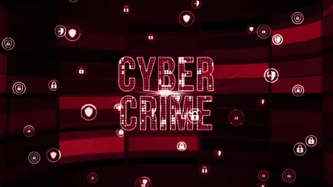 Internet, business, Technology and network concept. Cyber security data prote Video stock 158662348
