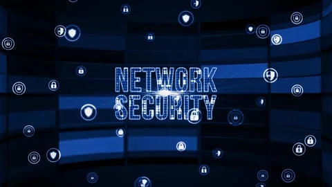 Internet, business, Technology and network concept. Cyber security data prote Stock Footage 158662378