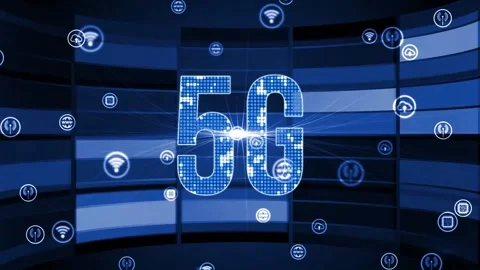 Internet, business, Technology and network concept. The concept of 6G network Stock Footage 158662777