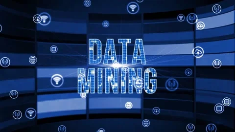 Internet, business, Technology and network concept. Data mining concept. Stockbeeldmateriaal 158662797