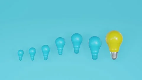 Internet, business, Technology and network concept. Outstanding yellow light  Stock Footage 159584215