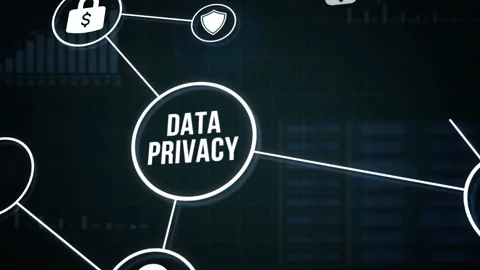 Internet, business, Technology and network concept. Cyber security data prote Stock Footage 160736515