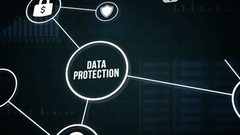 Internet, business, Technology and network concept. Cyber security data prote Stock Footage 160736528
