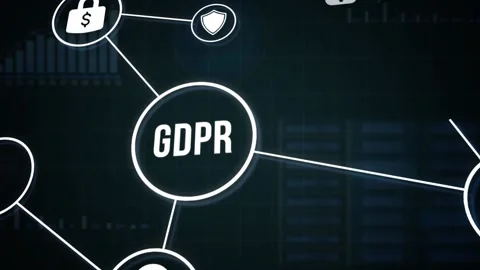 Internet, business, Technology and network concept. Cyber security data prote Stock Footage 160736541