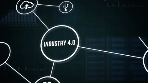 Internet, business, Technology and network concept.Industry 4.0 Cloud computi Vídeo Stock 160736826