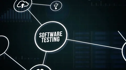 Internet, business, Technology and network concept. Inscription SOFTWARE TEST Stock Footage 160736834
