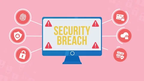 Internet, business, Technology and network concept. Cyber security data prote Stock Footage 161695287
