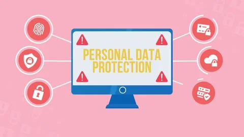 Internet, business, Technology and network concept. Cyber security data prote Stock Footage 161695299