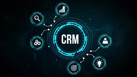Internet, business, Technology and network concept.CRM Customer Relationship  Stock-Footage 162316094