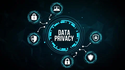Internet, business, Technology and network concept. Cyber security data prote Stock Footage 162367672