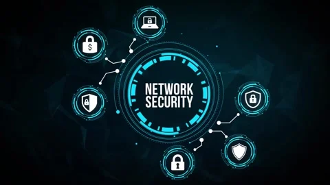 Internet, business, Technology and network concept. Cyber security data prote Stock Footage 162367712