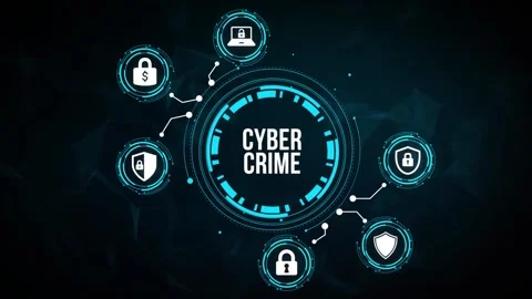 Internet, business, Technology and network concept. Cyber security data prote Stock Footage 162367772