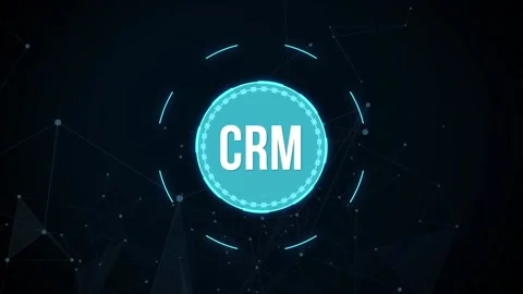 Internet, business, Technology and network concept.CRM Customer Relationship  Stock Footage 163328822