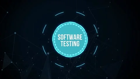 Internet, business, Technology and network concept. Inscription SOFTWARE TEST Stock Footage 163329008