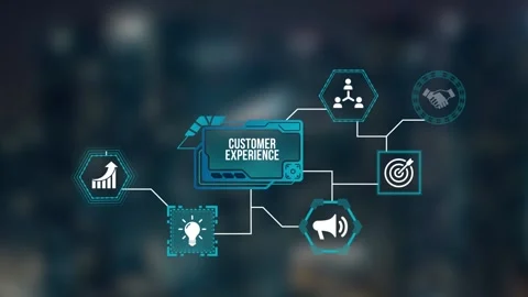 Internet, business, Technology and network concept. Technology future. Custom Video stock 164296478