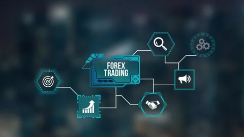 Internet, business, Technology and network concept. FOREX TRADING, new busine Stock Footage 164296681