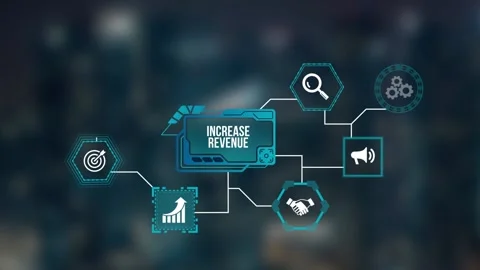 Internet, business, Technology and network concept. Increase revenue concept. Stock Footage 164296713