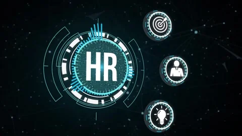 Internet, business, Technology and network concept.Human Resources HR managem Stock-Footage 164515582