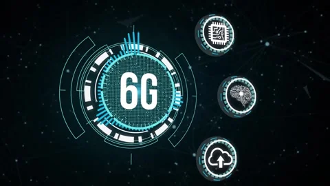 Internet, business, Technology and network concept. The concept of 6G network Stock Footage 164516048