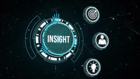 Internet, business, Technology and network concept. INSIGHT inscription, succ Stock Footage 164516071