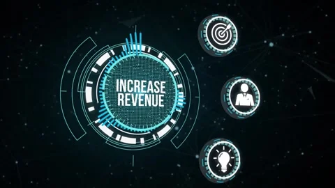 Internet, business, Technology and network concept. Increase revenue concept. Stock Footage 164516133